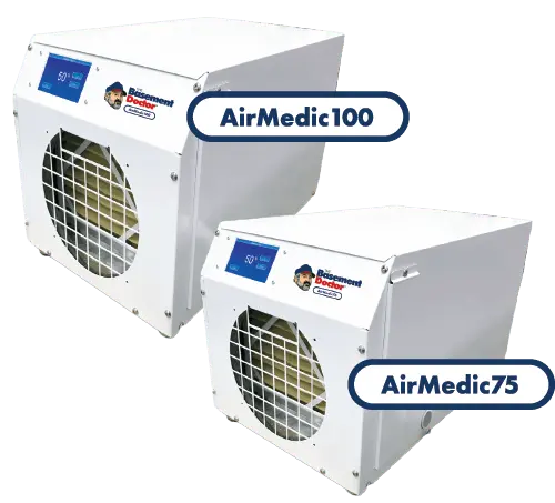 Dehumidifiers | AirMedic 75 & 100 | The Basement Doctor | Akron Ohio